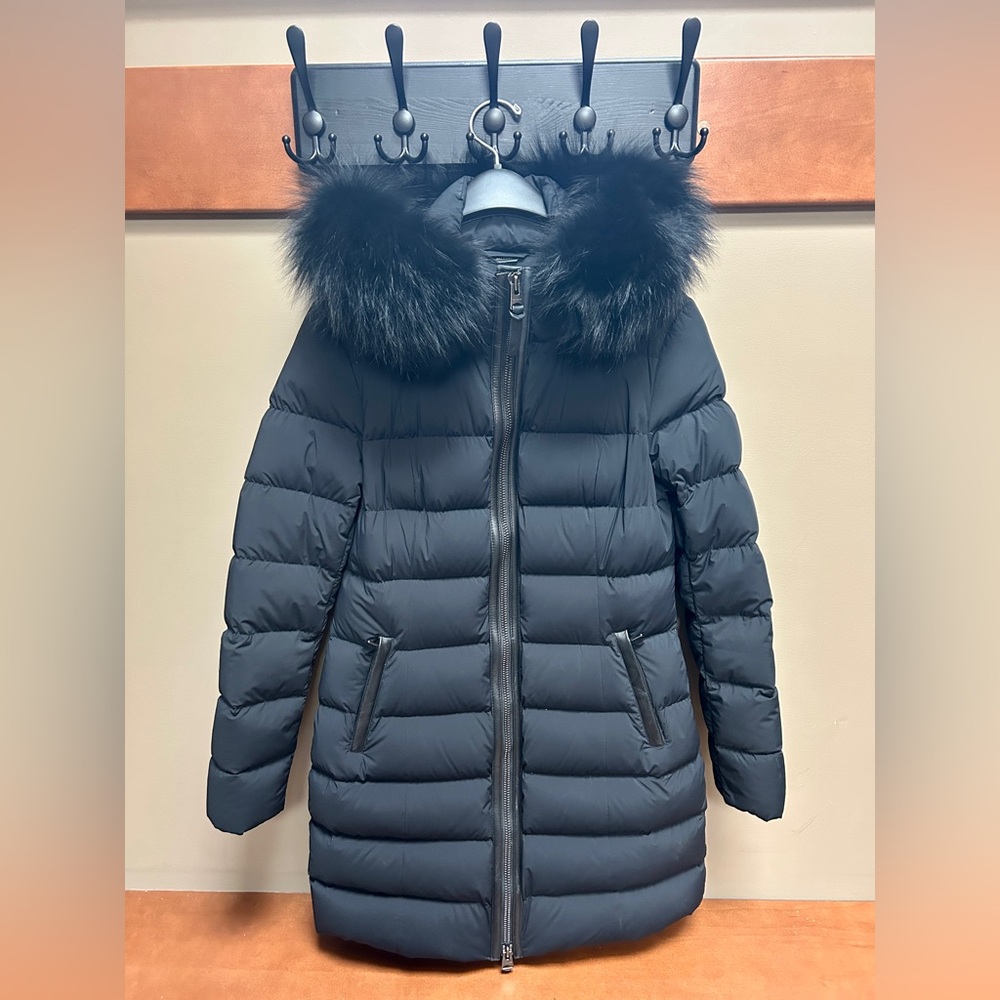 Mackage Black Calla-X Down Jacket (Size Medium)